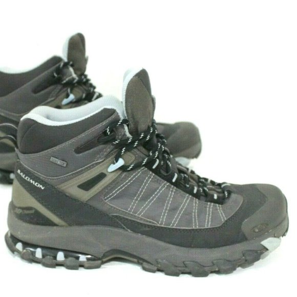 Salomon Other - Salomon Mens Size US 7.5 3D Chassis Gore-Tex Boot Black Blue Contagrip Ortholite